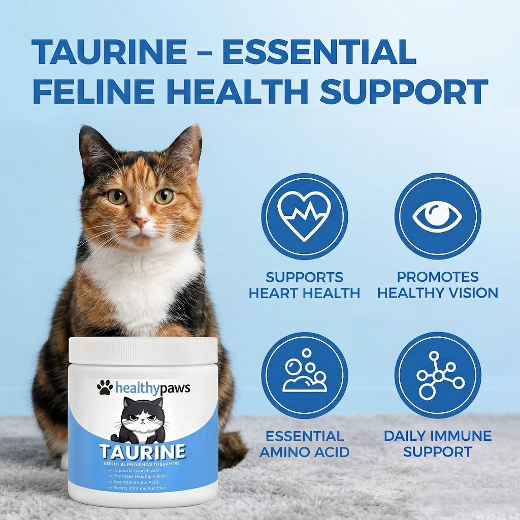 Stop the Silent Deficiency Before You See the Signs with KittySupps™ Taurine Supplement